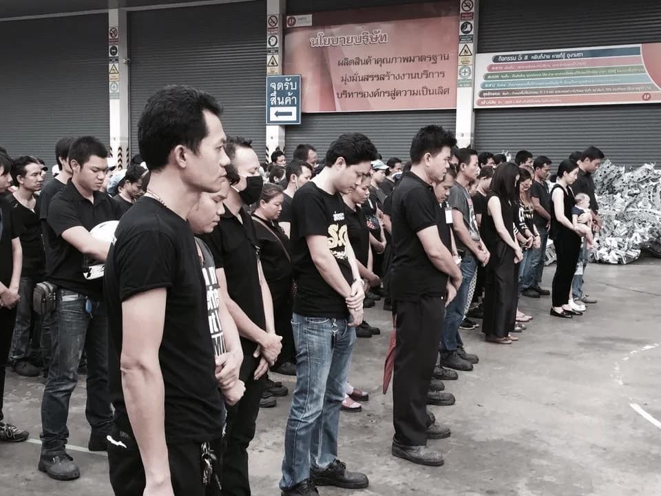 Join in mourning on the occasion of the passing of King Rama IX