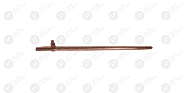 กราวด์ร็อดชุบทองแดง (ชนิดสกูรล็อคสาย)