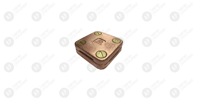  แคล้มป์จับบาร์ทองแดงสี่ทาง 